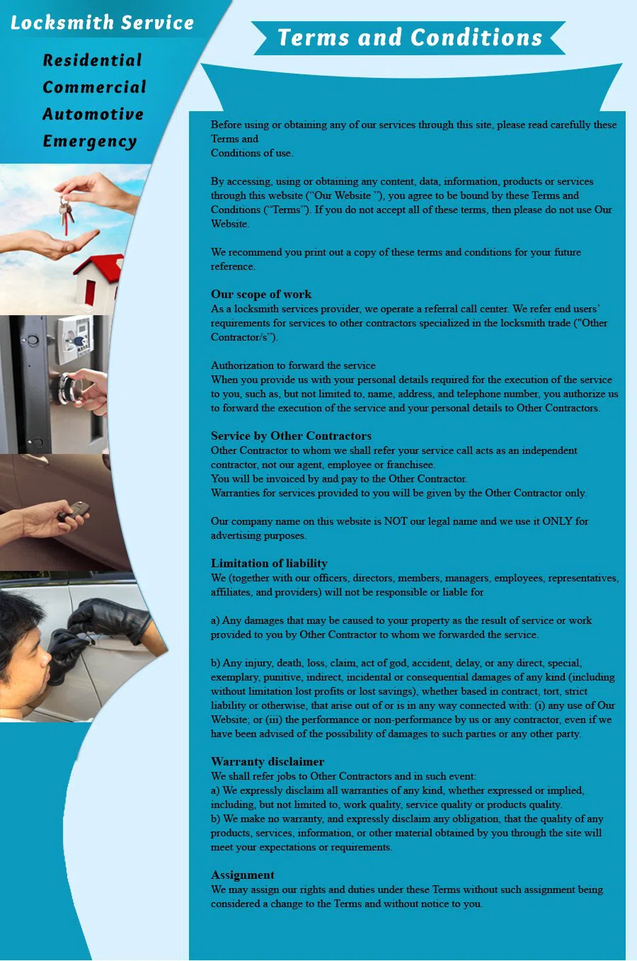 Hastings-on-Hudson-Locksmith Hastings-on-Hudson, NY 914-488-6890 - TermsAndCondition-1